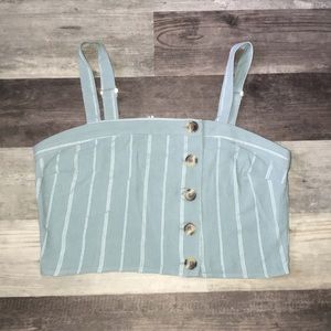 Sky and sparrow crop top